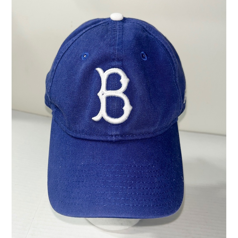 New Era Brooklyn Dodgers Hat Blue 9TWENTY Cooperstown Collection Adjustable Cap